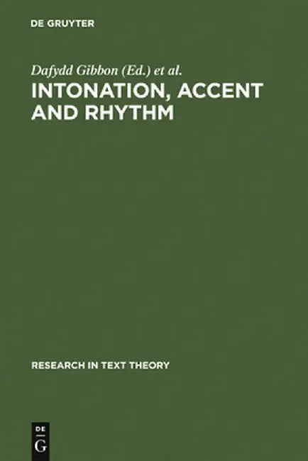 Intonation, Accent and Rhythm (English, Dafydd Gibbon)