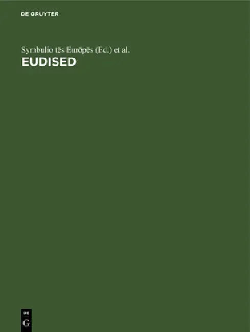Eudised (English, Symbulio Tēs Eurōpēs | Epitropē Tōn Eurōp Koinot | Jean Viet)