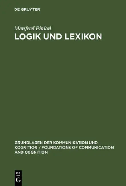 Logik und Lexikon (English, Manfred Pinkal)