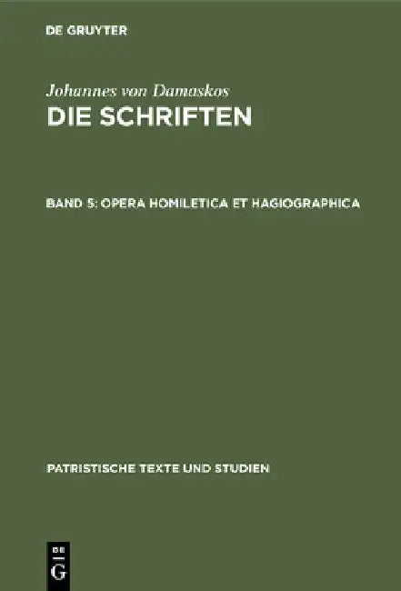 Opera homiletica et hagiographica (English, Bonifatius Kotter)