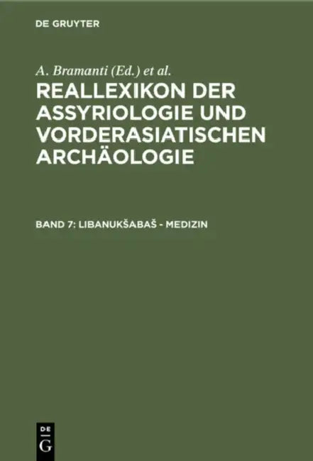 Libanuksabas - Medizin (English, Erich Ebeling | Bruno Meissner | Ernst Weidner)