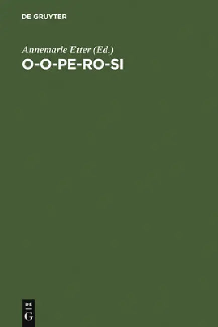 o-o-pe-ro-si (English, Annemarie Etter)