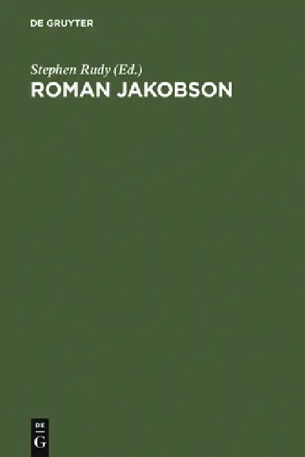 Roman Jakobson (English, Stephen Rudy)