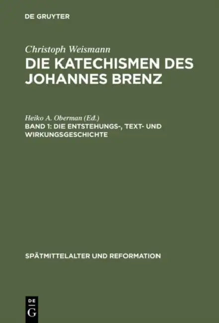 Die Entstehungs-, Text- und Wirkungsgeschichte (English, Christoph Weismann)