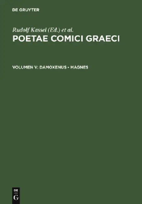 Poetae Comici Graeci (English, Rudolf Kassel | Colin Austin)