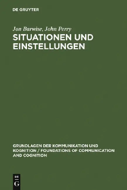 Situationen und Einstellungen (English, Jon Barwise | John Perry | Claudia Gerstner)