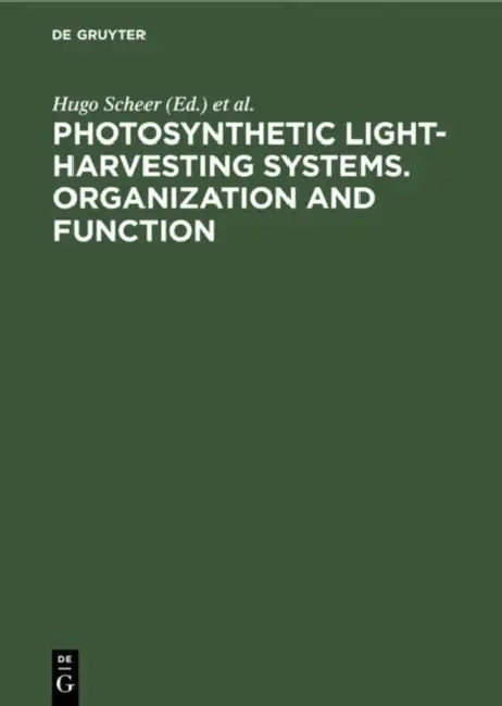 Photosynthetic Light-Harvesting Systems. Organization and Function (English, Hugo Scheer | Siegfried Schneider)
