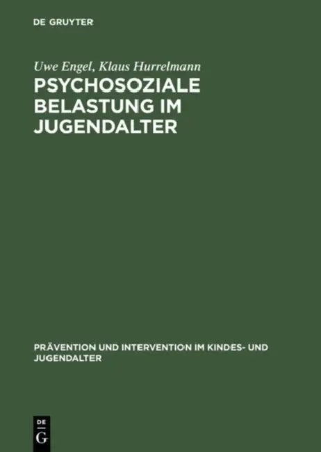 Psychosoziale Belastung im Jugendalter (English, Uwe Engel | Klaus Hurrelmann)
