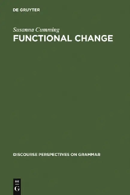 Functional Change (English, Susanna Cumming)