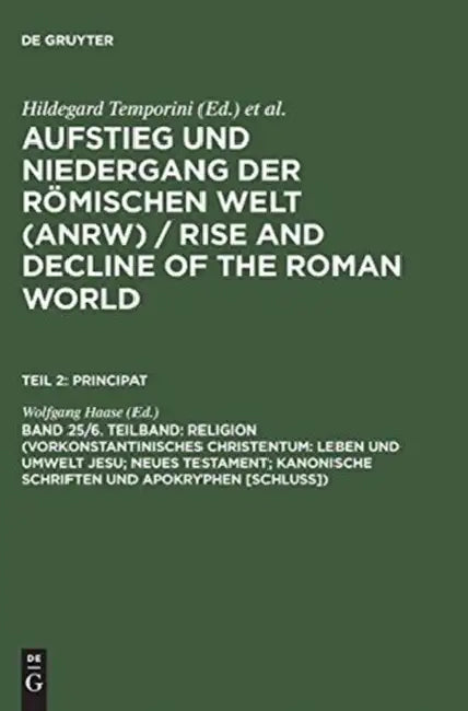 Religion (Vorkonstantinisches Christentum (English, Wolfgang Haase)