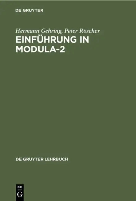 Einführung in Modula-2 (English, Hermann Gehring | Peter Röscher)