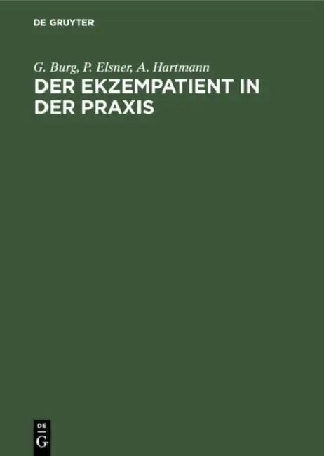 Der Ekzempatient in Der PRAXIS (English, G. Burg | P. Elsner | A. Hartmann)