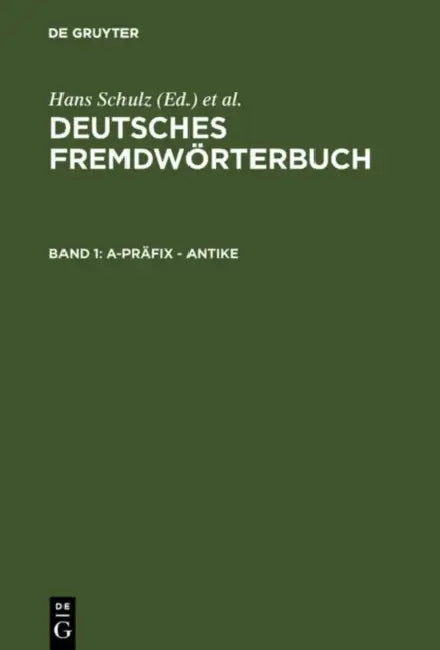 A-Prafix - Antike (English, Gerhard Strau | Elke Donalies | Heidrun Kamper-Jensen)