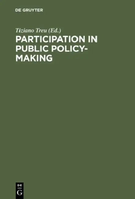 Participation in Public Policy-Making (English, Tiziano Treu)