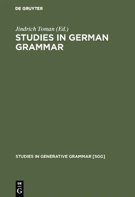Studies in German Grammar (English, Jindrich Toman)