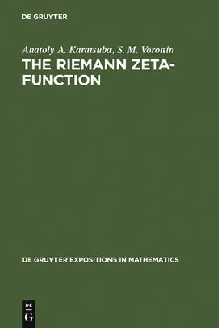 The Riemann-Zeta Function (English, Anatoly A. Karatsuba | S. M. Voronin | Neal Koblitz)