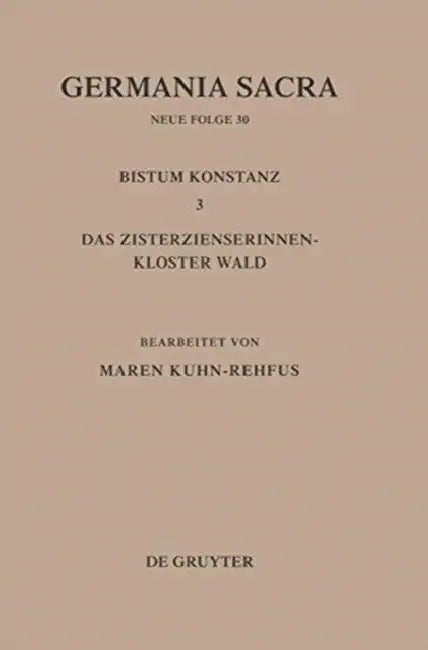 Die Bistümer Der Kirchenprovinz Mainz. Bistum Konstanz 3 (English, Maren Kuhn-Rehfus)
