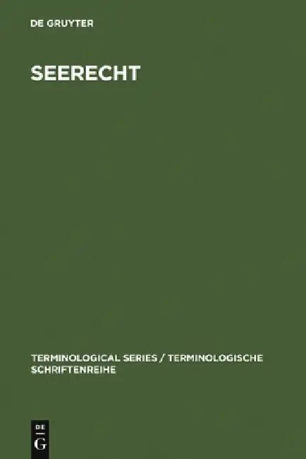 Seerecht (English, Sprachendienst Des Auswärtigen Amts Der)