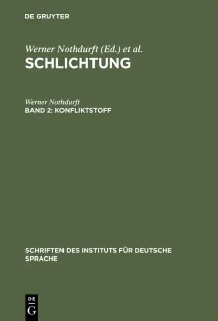 Konfliktstoff (English, Werner Nothdurft)
