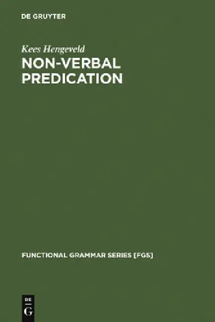 Non-Verbal Predication (English, Kees Hengeveld)