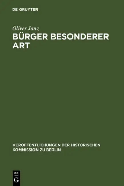 Bürger besonderer Art (English, Oliver Janz)