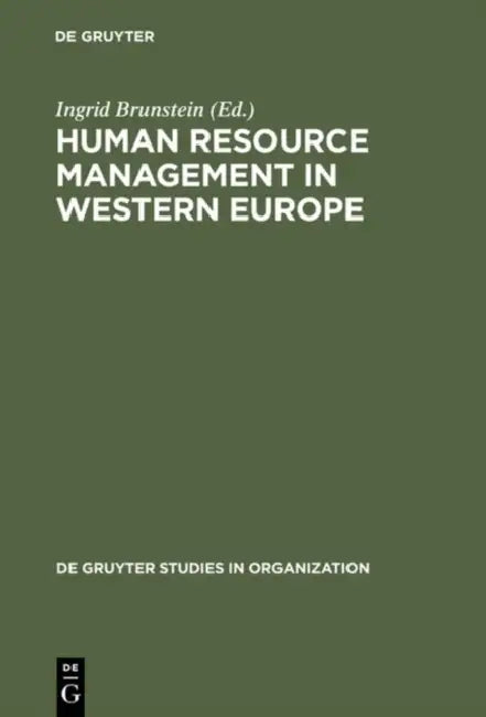 Human Resource Management in Western Europe (English, Ingrid Brunstein)