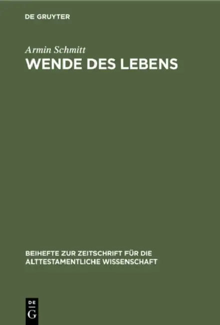 Wende Des Lebens (English, Armin Schmitt)