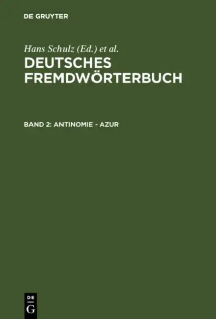 Antinomie - Azur (English, Gerhard Strau | Elke Donalies | Heidrun Kamper-Jensen)