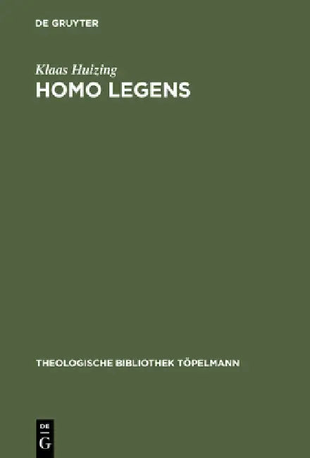Homo Legens (English, Klaas Huizing)