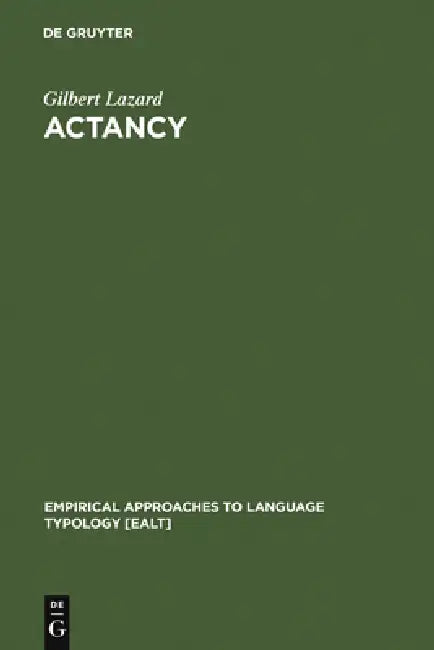 Actancy (English, Gilbert Lazard)