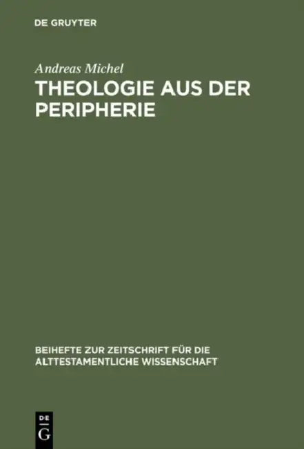 Theologie aus der Peripherie (English, Andreas Michel)