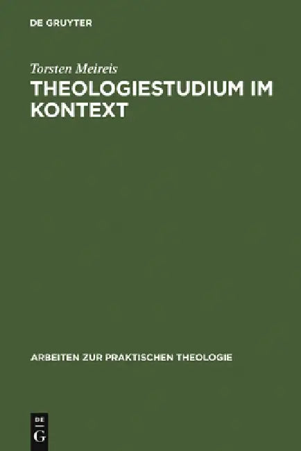 Theologiestudium im Kontext (English, Torsten Meireis)
