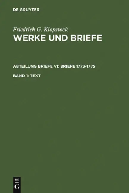Text (English, Friedrich G. Klopstock)
