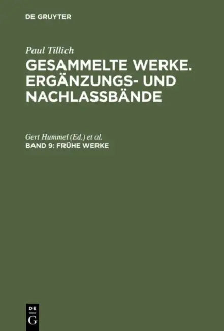 Frühe Werke (English, Gert Hummel | Doris Lax)