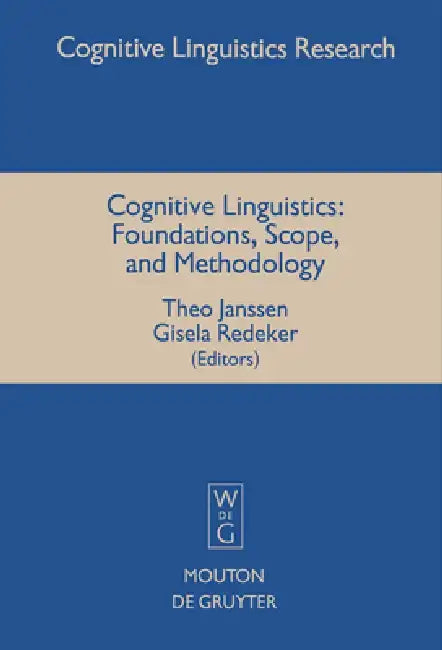 Cognitive Linguistics (English, Theo Janssen)
