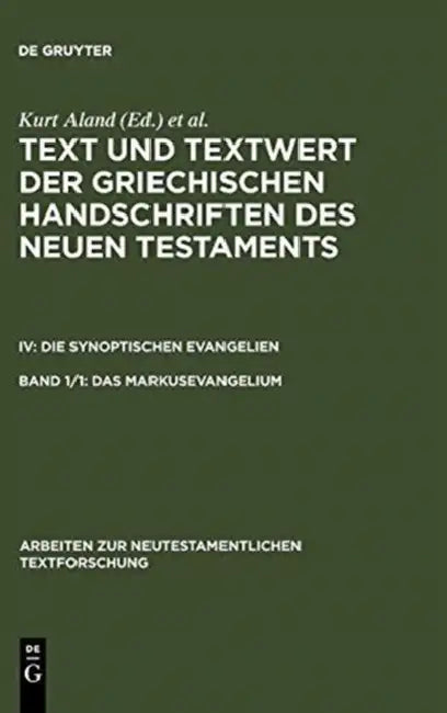 Das Markusevangelium (English, Kurt Aland | Barbara Aland | Klaus Wachtel)