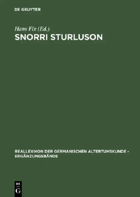 Snorri Sturluson (English, Hans Fix)