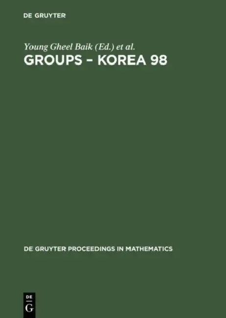 Groups - Korea 98 (English, Young Gheel Baik | Johnson David L. Johnson | Ann Chi Kim)