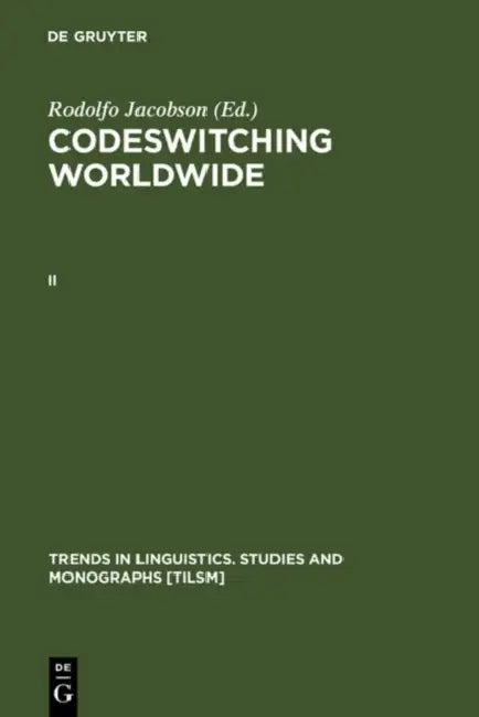 Codeswitching Worldwide. II (English, Rodolfo Jacobson)
