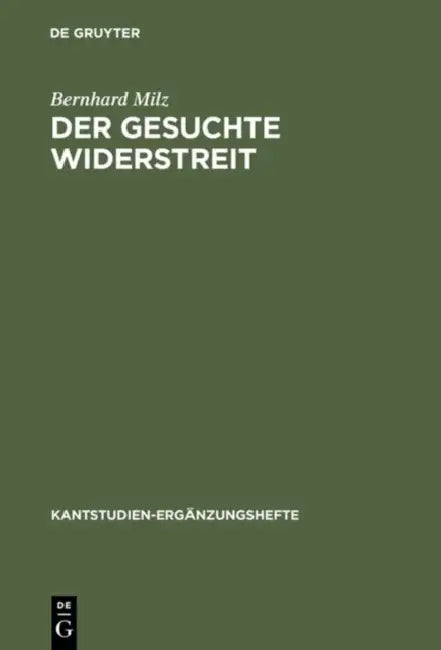 Der gesuchte Widerstreit (English, Bernhard Milz)