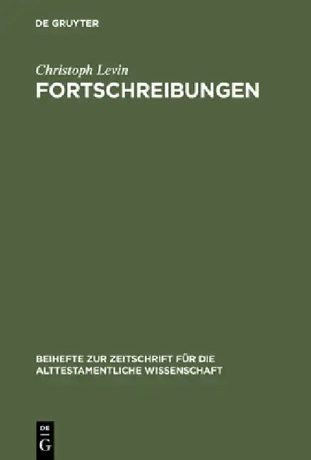 Fortschreibungen (English, Christoph Levin)