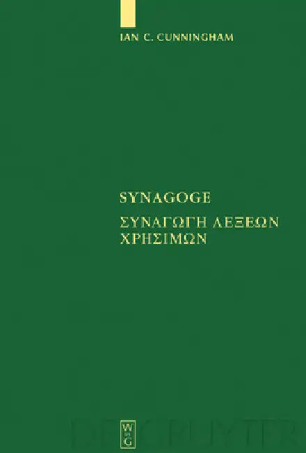 Synagoge (English, Ian C. Cunningham)