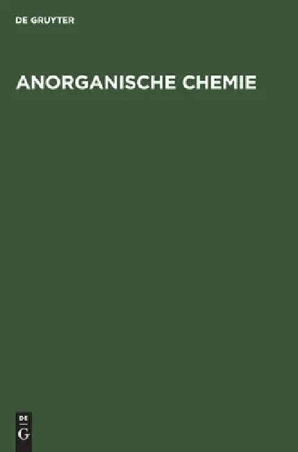 Anorganische Chemie (English, Erwin Riedel | Christoph Janiak)