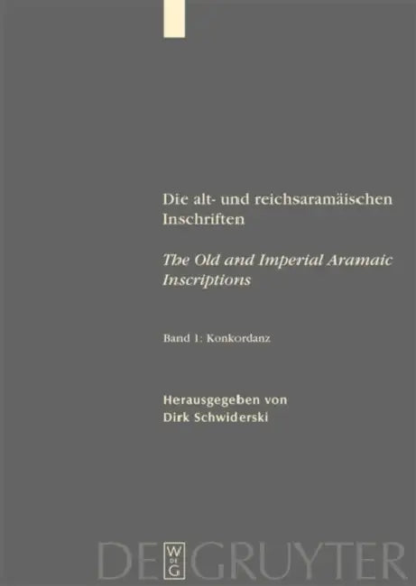 Konkordanz (English, Dirk Schwiderski)