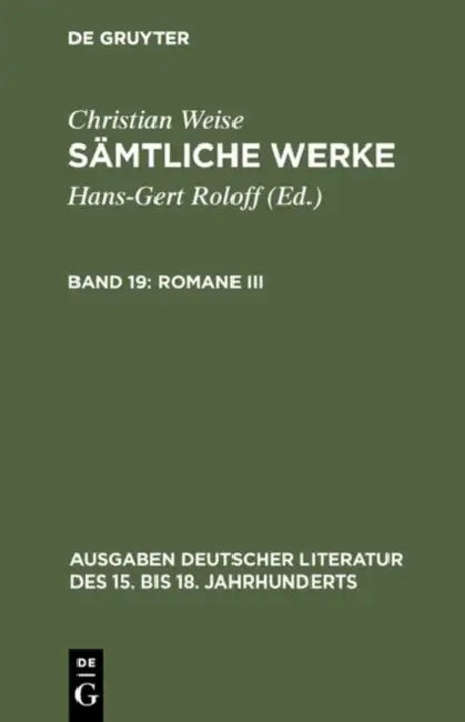 Romane III (English, Hans-Gert Roloff | Gerd-Hermann Susen)