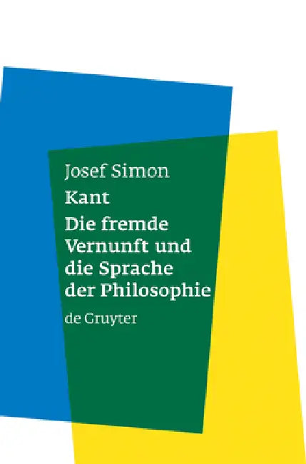 Kant (English, Josef Simon)