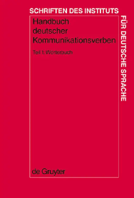 Wörterbuch (English, Gisela Harras | Edeltraud Winkler | Sabine Erb)