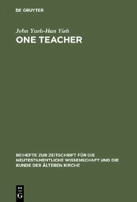 One Teacher (English, John Yueh-Han Yieh)
