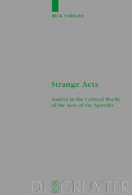 Strange Acts (English, Rick Strelan)
