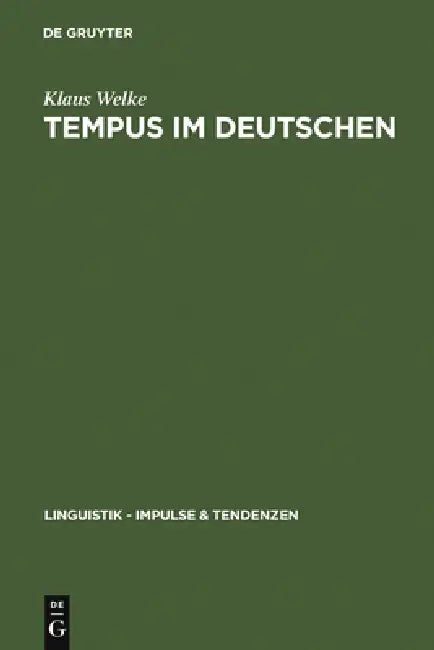 Tempus im Deutschen (English, Klaus Welke)